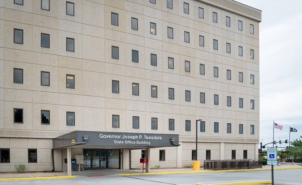 Teasdale State Office Building houses a variety of agency offices